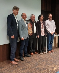 DI Ewald Thurner, Prof. Dr. Joachim Schmutzard, Harald Vogl, Aniketa Seelos-Prock und Florian Fichtner, MSc